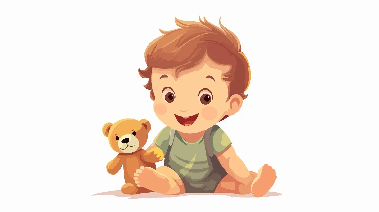 Adorable Baby Boy Playing with Chew Toy — free download from Dotvec