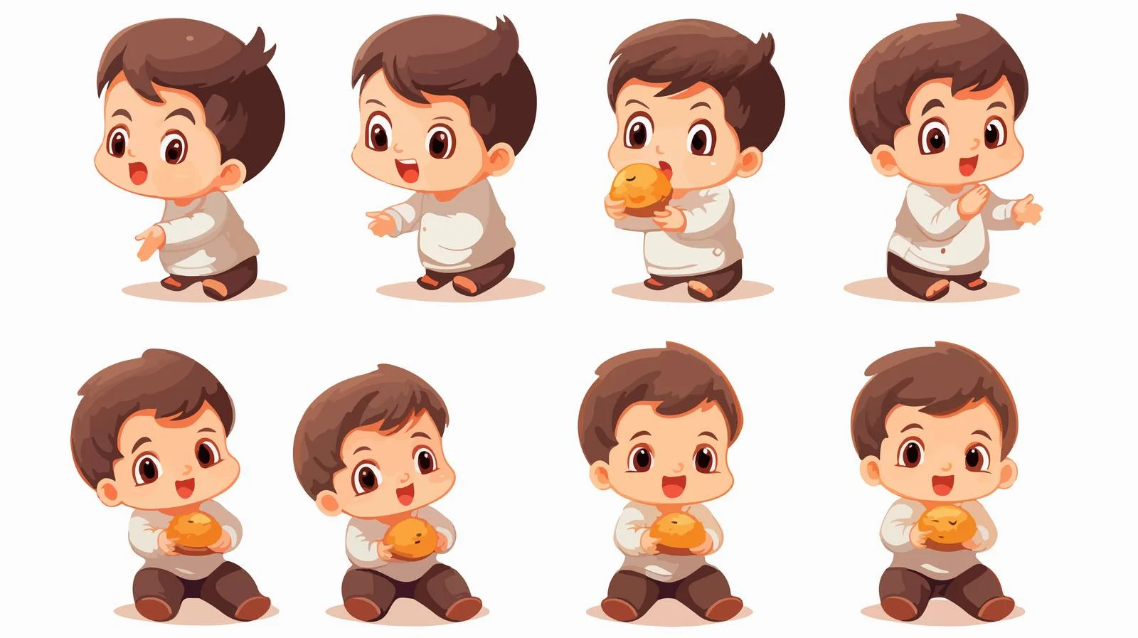 Adorable Baby Boy Rejecting Healthy Food — free download from Dotvec