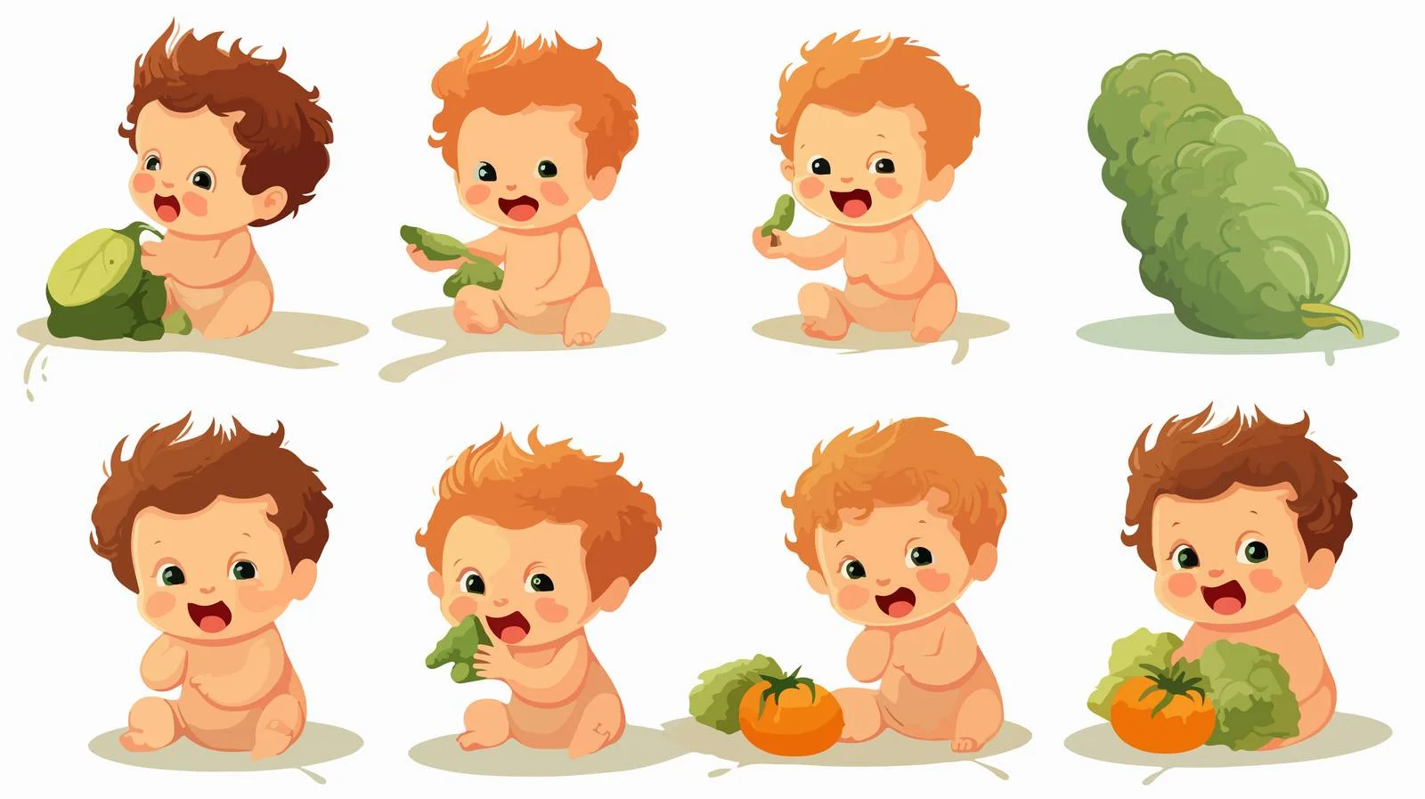 Little Baby Boy Rejects Healthy Food — free download from Dotvec