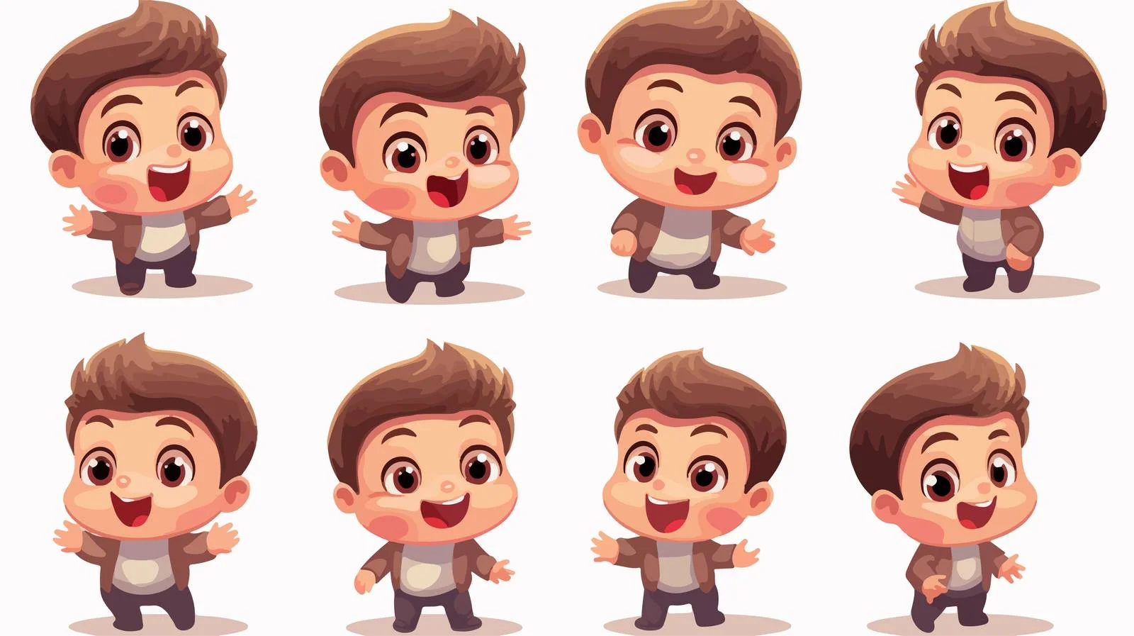 Joyful Baby Boy Smiling — free download from Dotvec