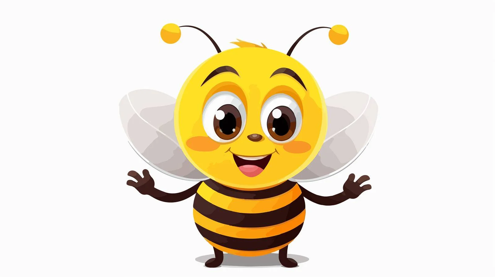 Adorable Bee for Dessert Decor — free download from Dotvec