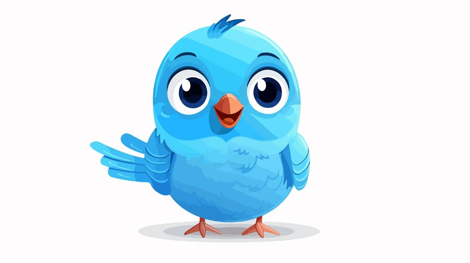 Charming Blue Bird Portrait — free download from Dotvec