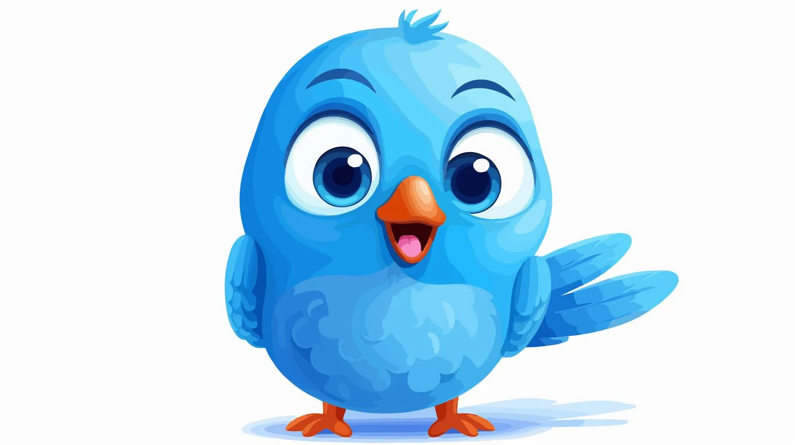 Adorable Blue Bird Image — free download from Dotvec