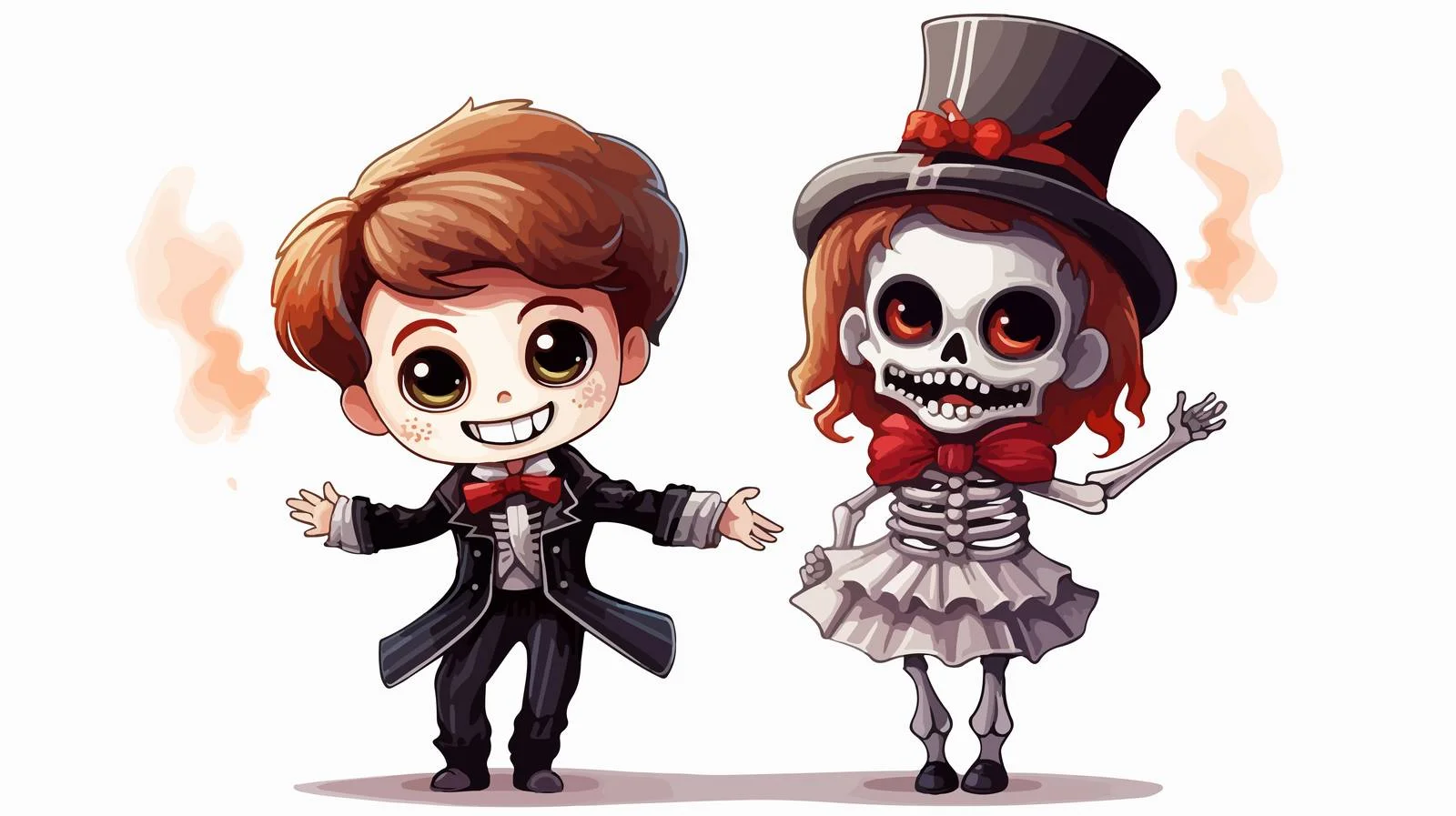 Kids Celebrate Halloween in Costume — free download from Dotvec