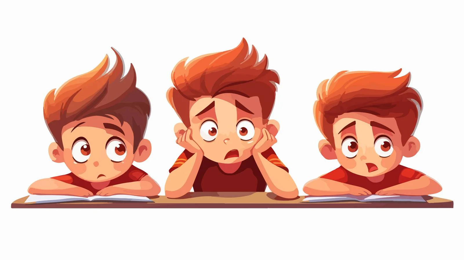 Young Student Upset Over Poor Grades — free download from Dotvec