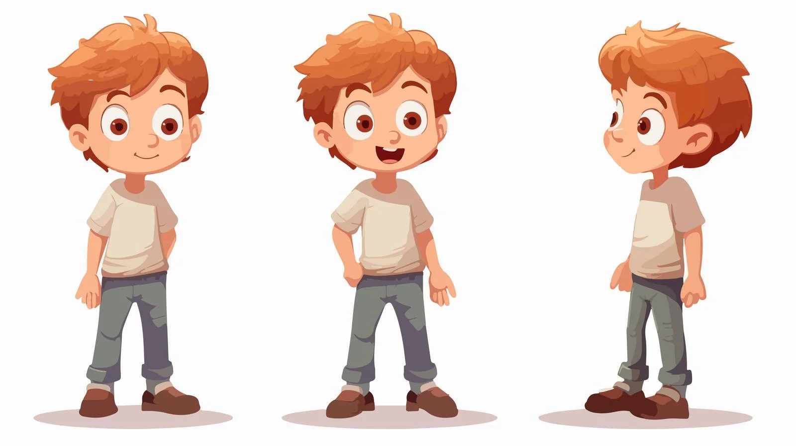Adorable Boy with Hiccup Cartoon Illustration — free download from Dotvec