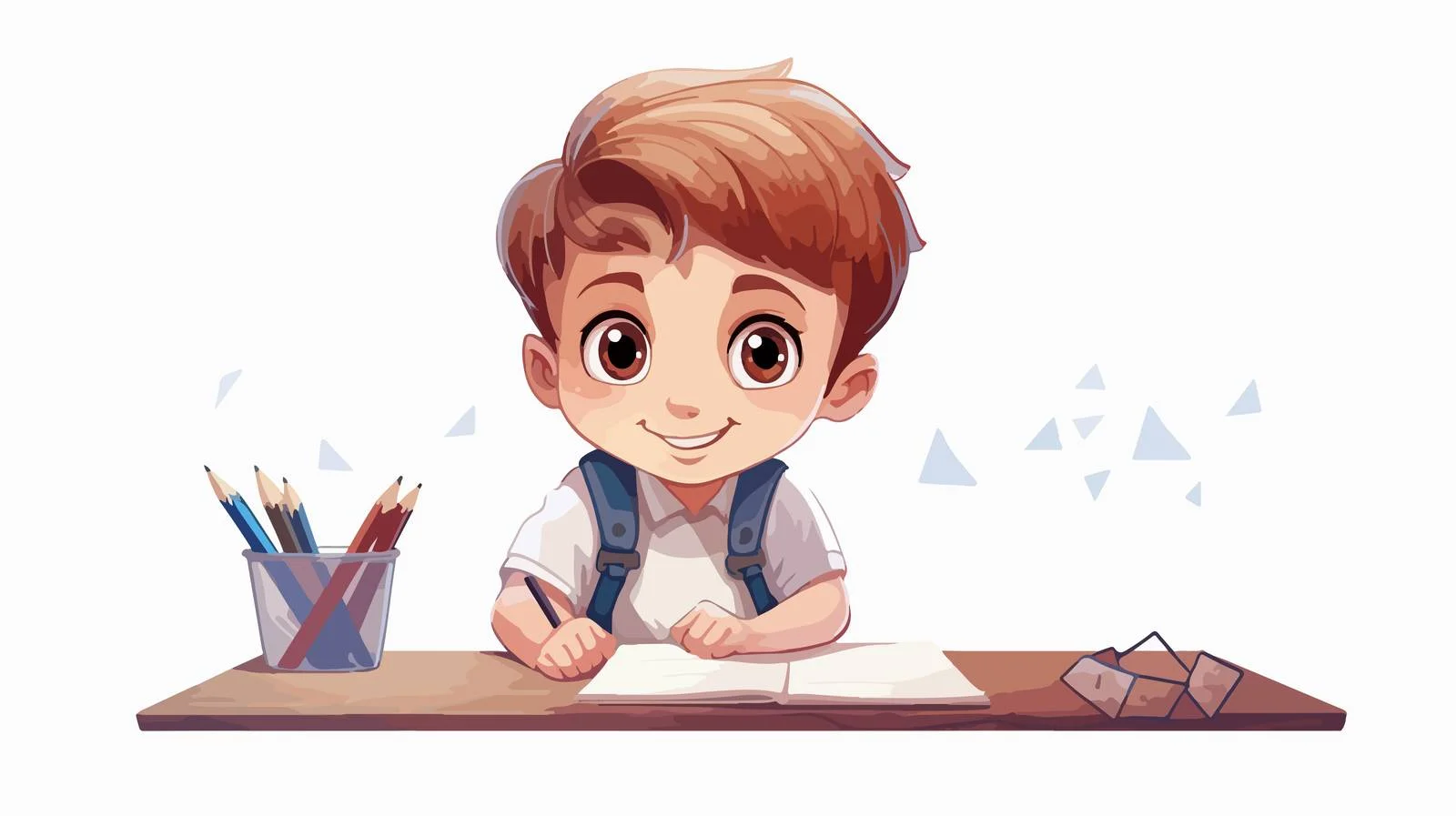 Learning to Draw Rhombus Cartoon — free download from Dotvec