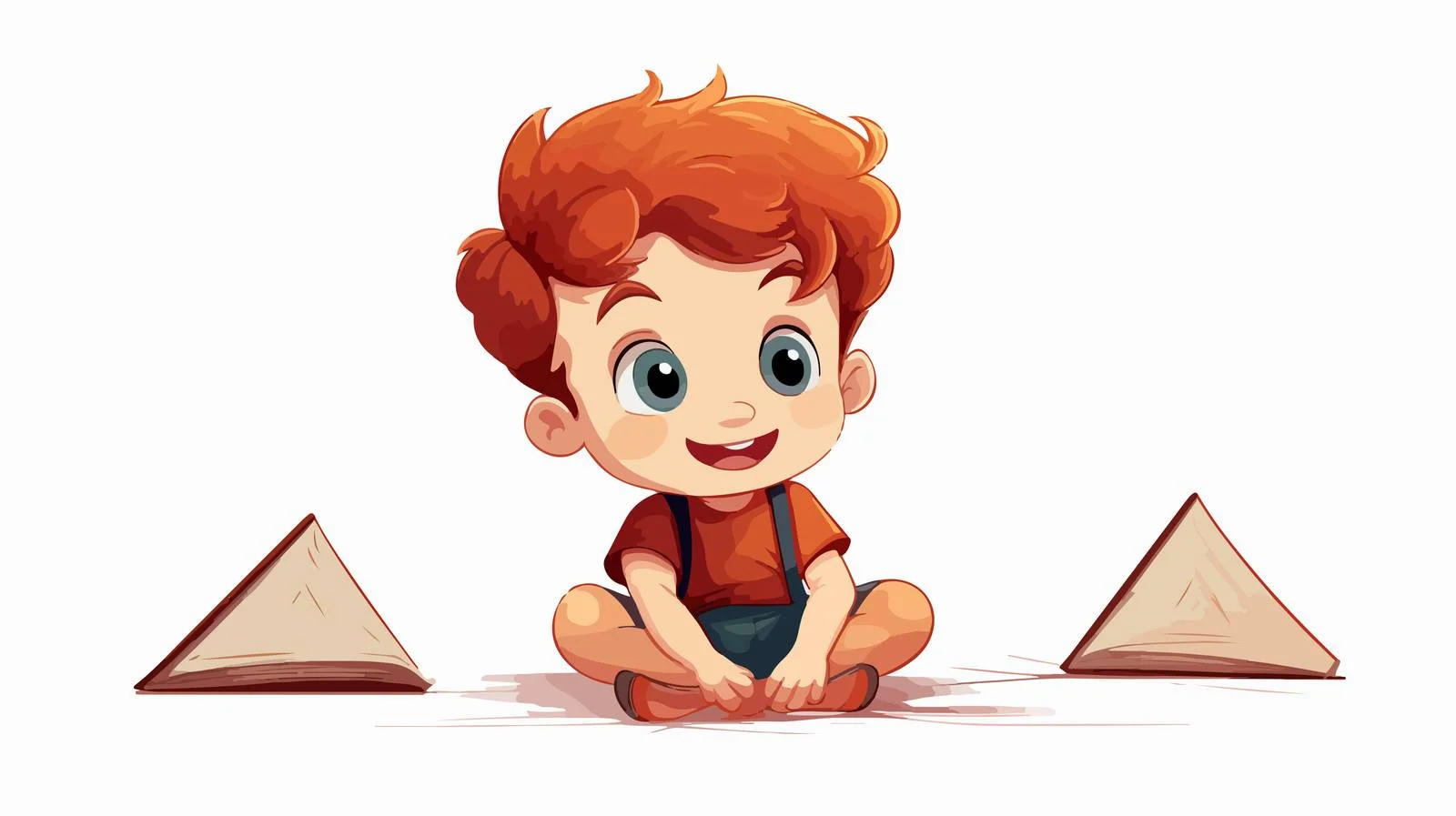 Young Student Learning Geometric Shapes — free download from Dotvec