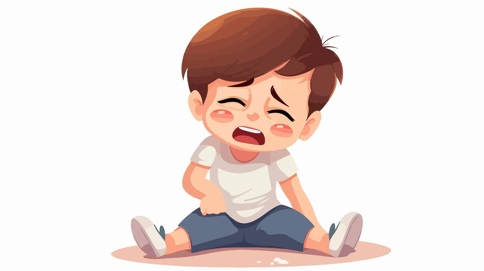 Emotional Toddler Tantrum Display — free download from Dotvec