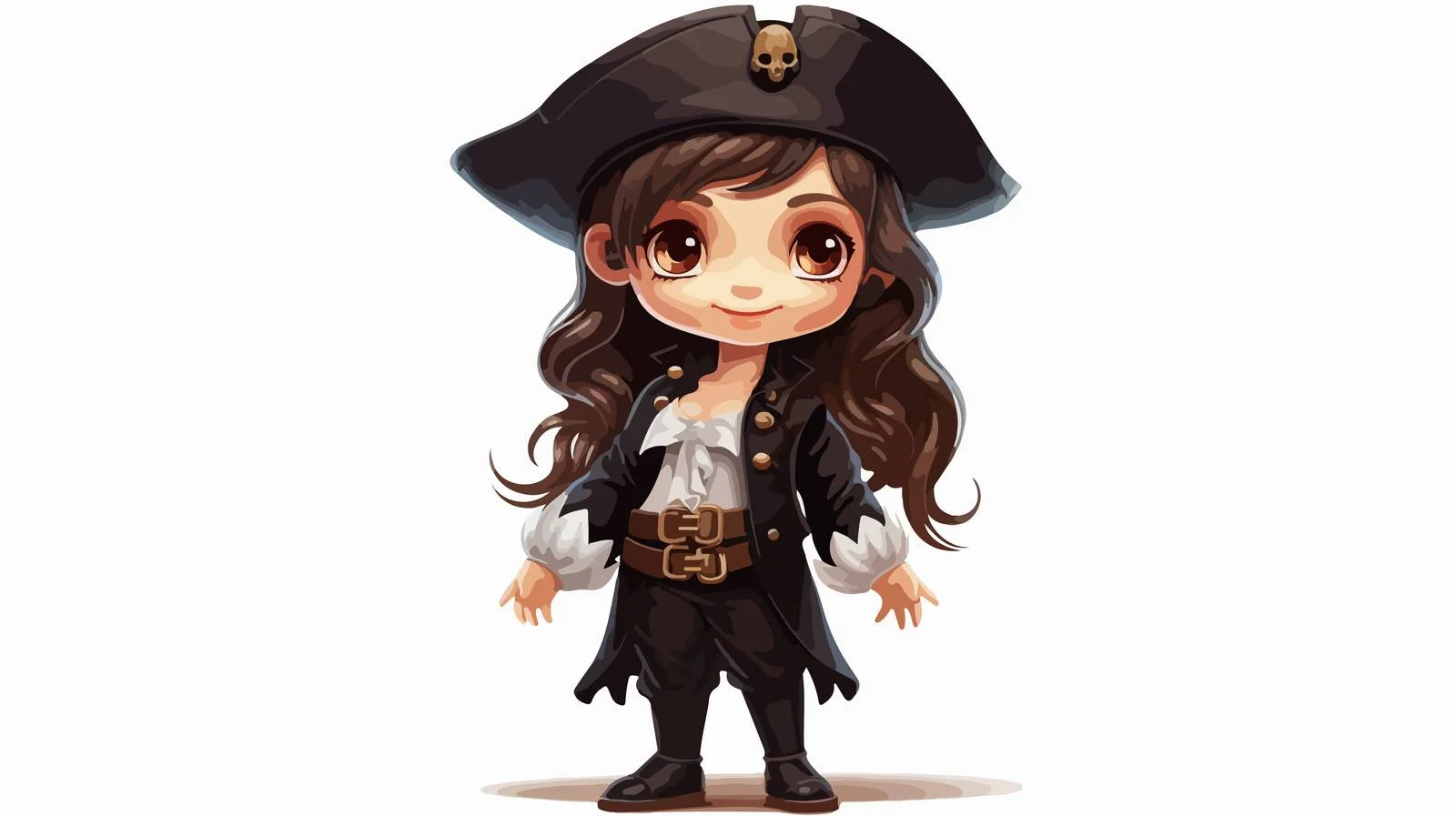 Adorable Halloween Pirate Costume Celebration — free download from Dotvec