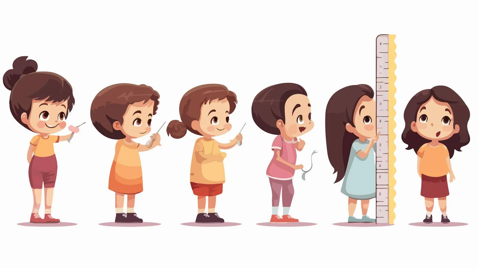 Child Height Measurement Progress — free download from Dotvec