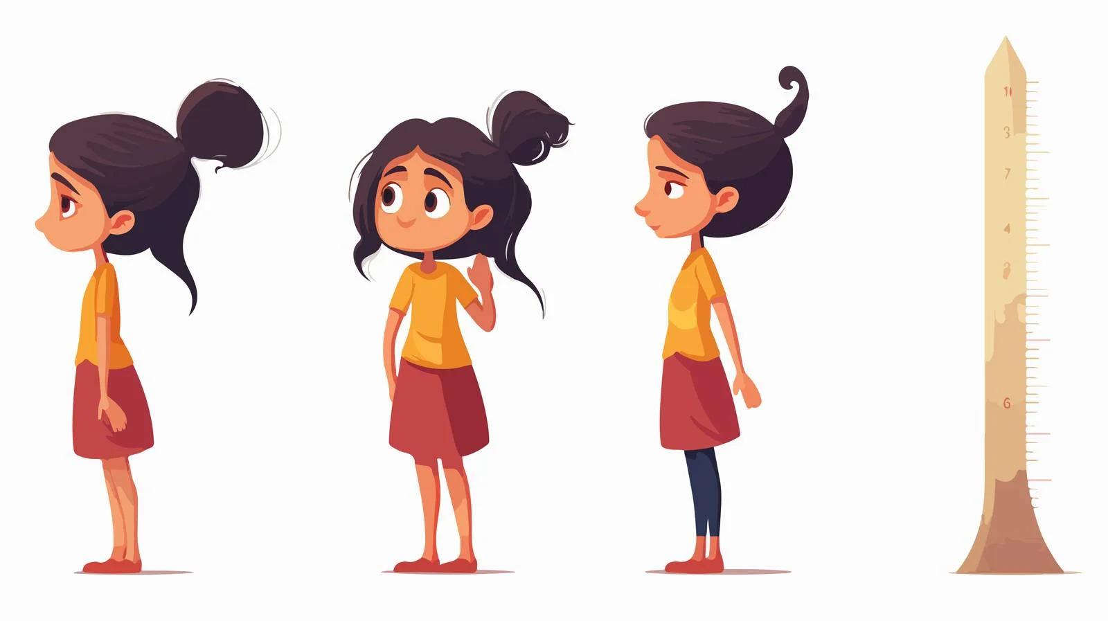 Child Height Measurement Progress Tracker — free download from Dotvec