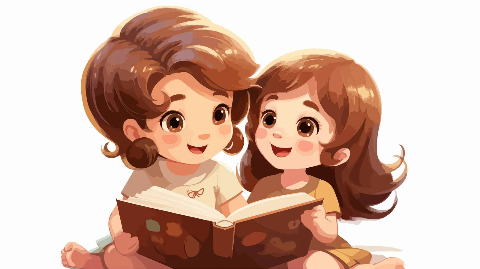 Sisterly Reading Time — free download from Dotvec