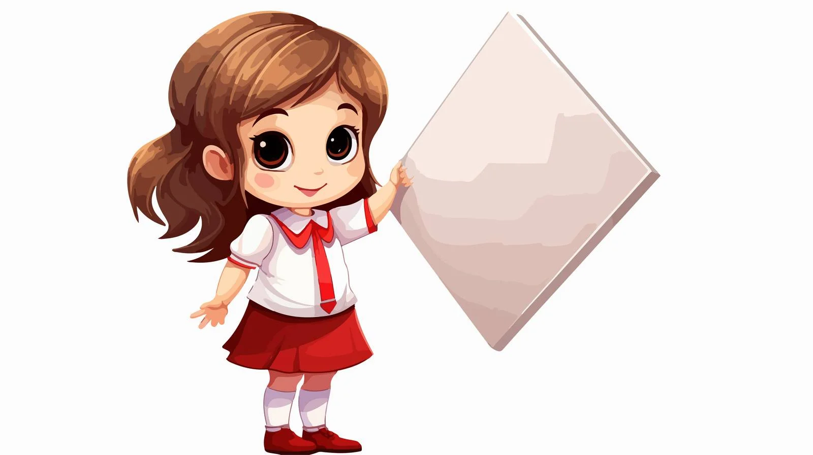 Learning to draw a parallelogram cartoon — free download from Dotvec