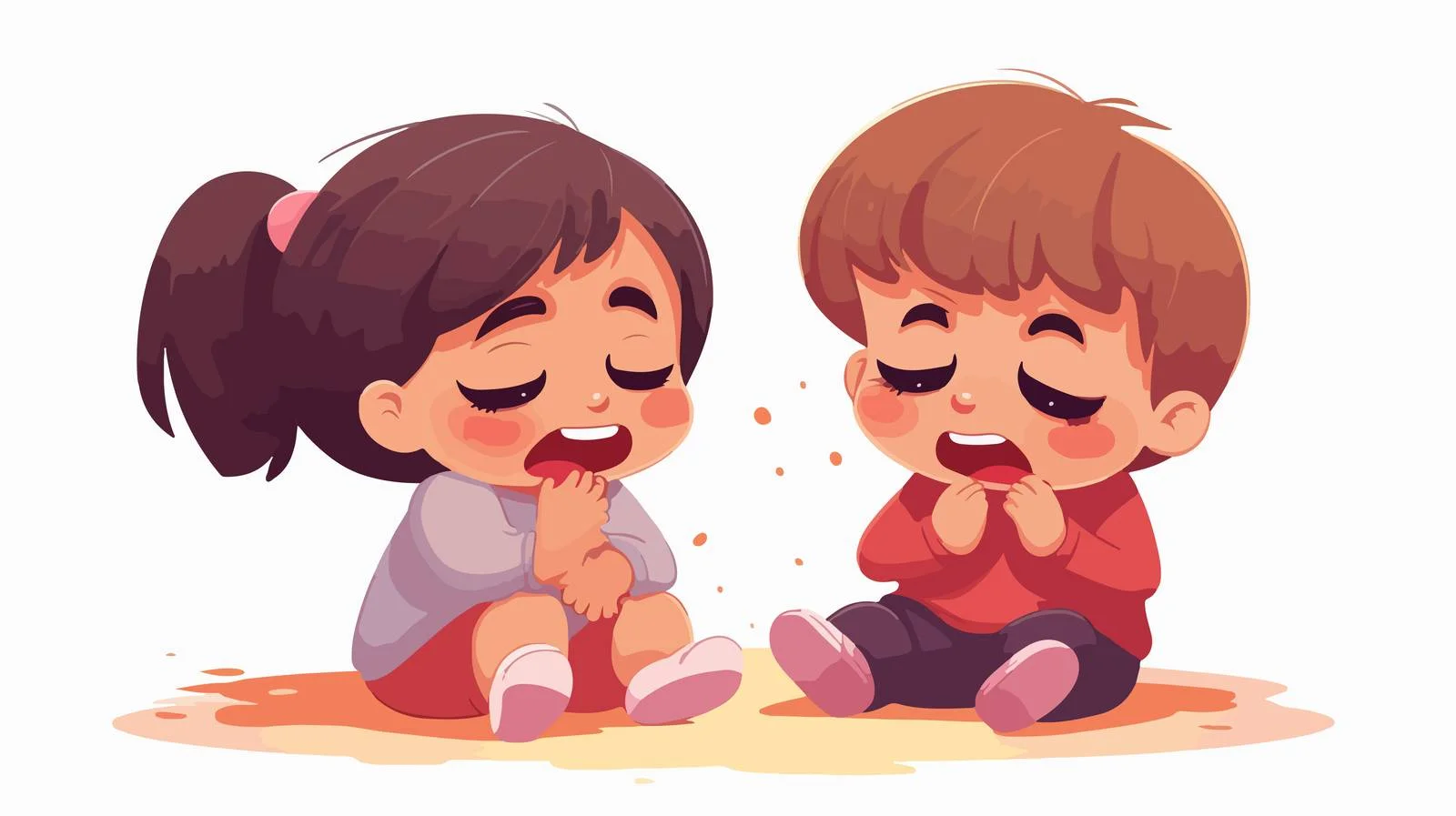 Siblings Support: Little Sister's Kind Gesture — free download from Dotvec