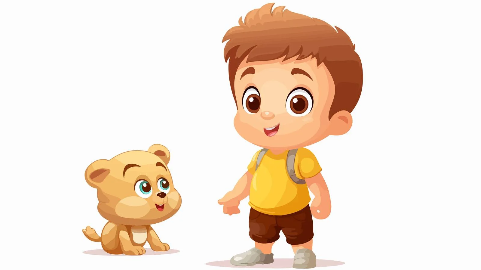 Young Boy with Piggy Bank and Coin — free download from Dotvec
