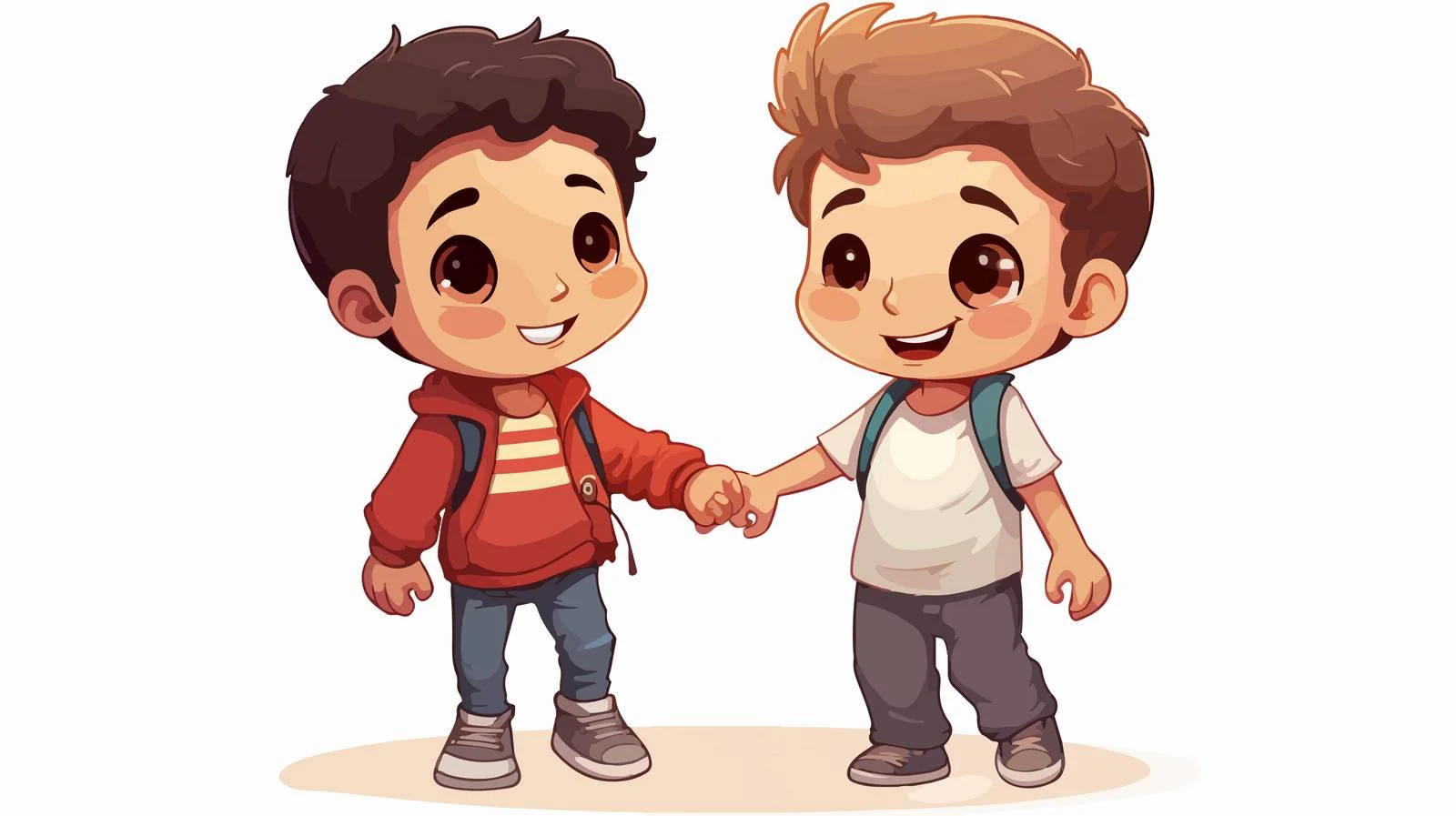 Child with Friend by Car — free download from Dotvec