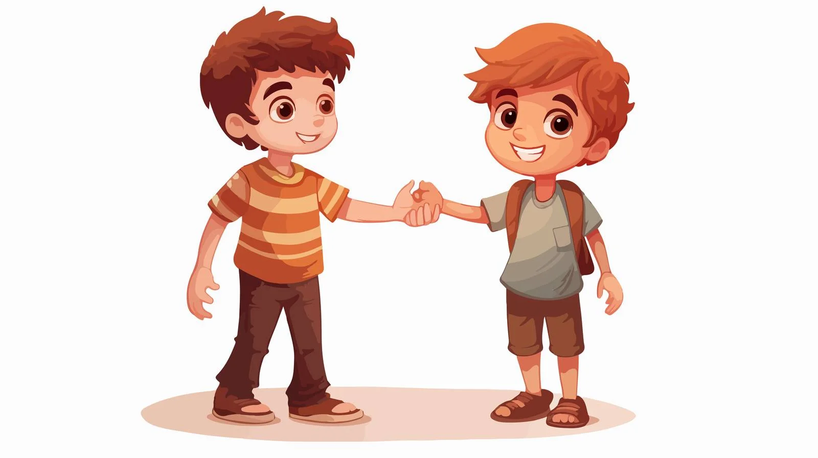 Child Friendship Car Holding Hands — free download from Dotvec
