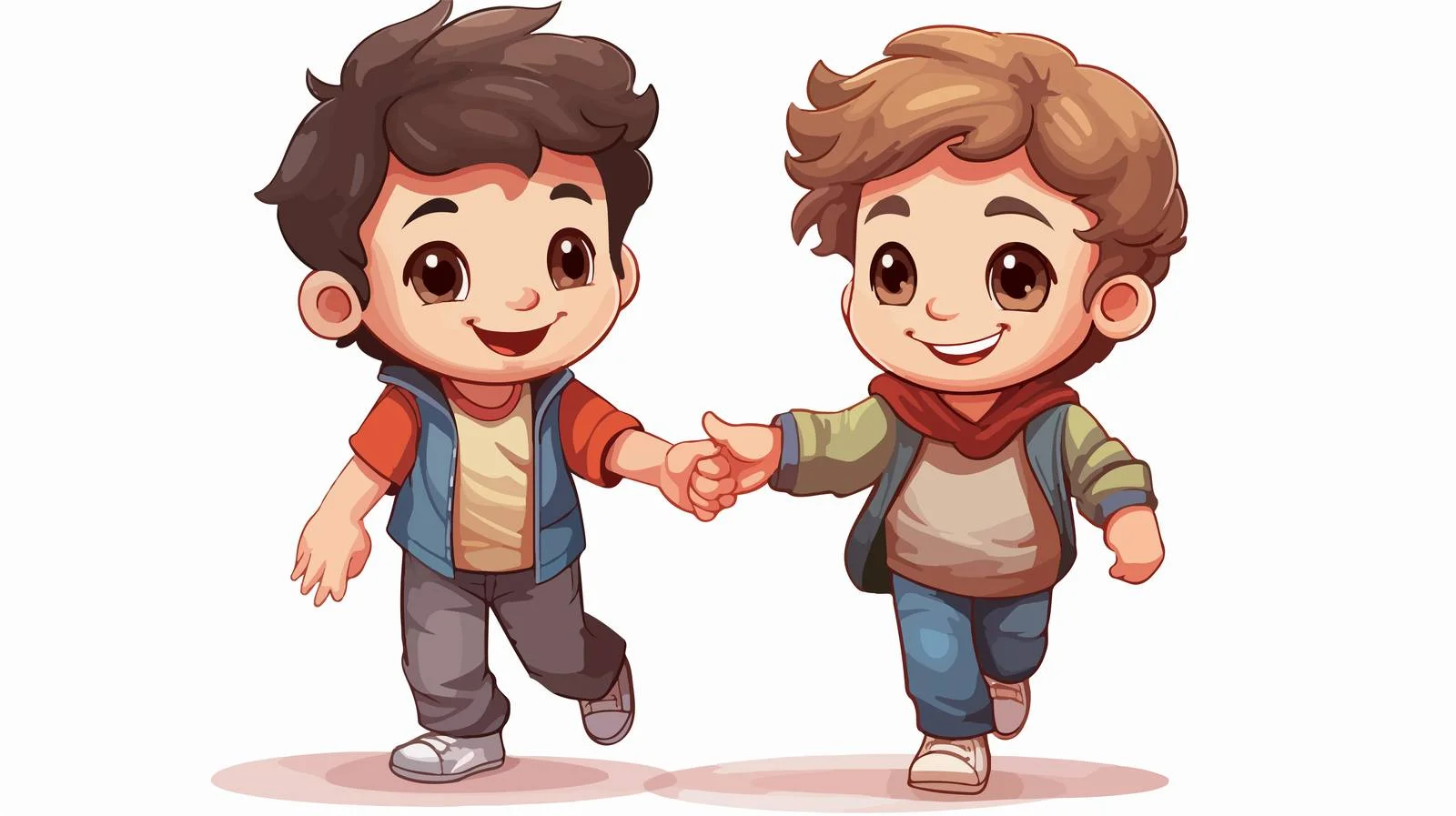 Young Friends Holding Hands by Car — free download from Dotvec