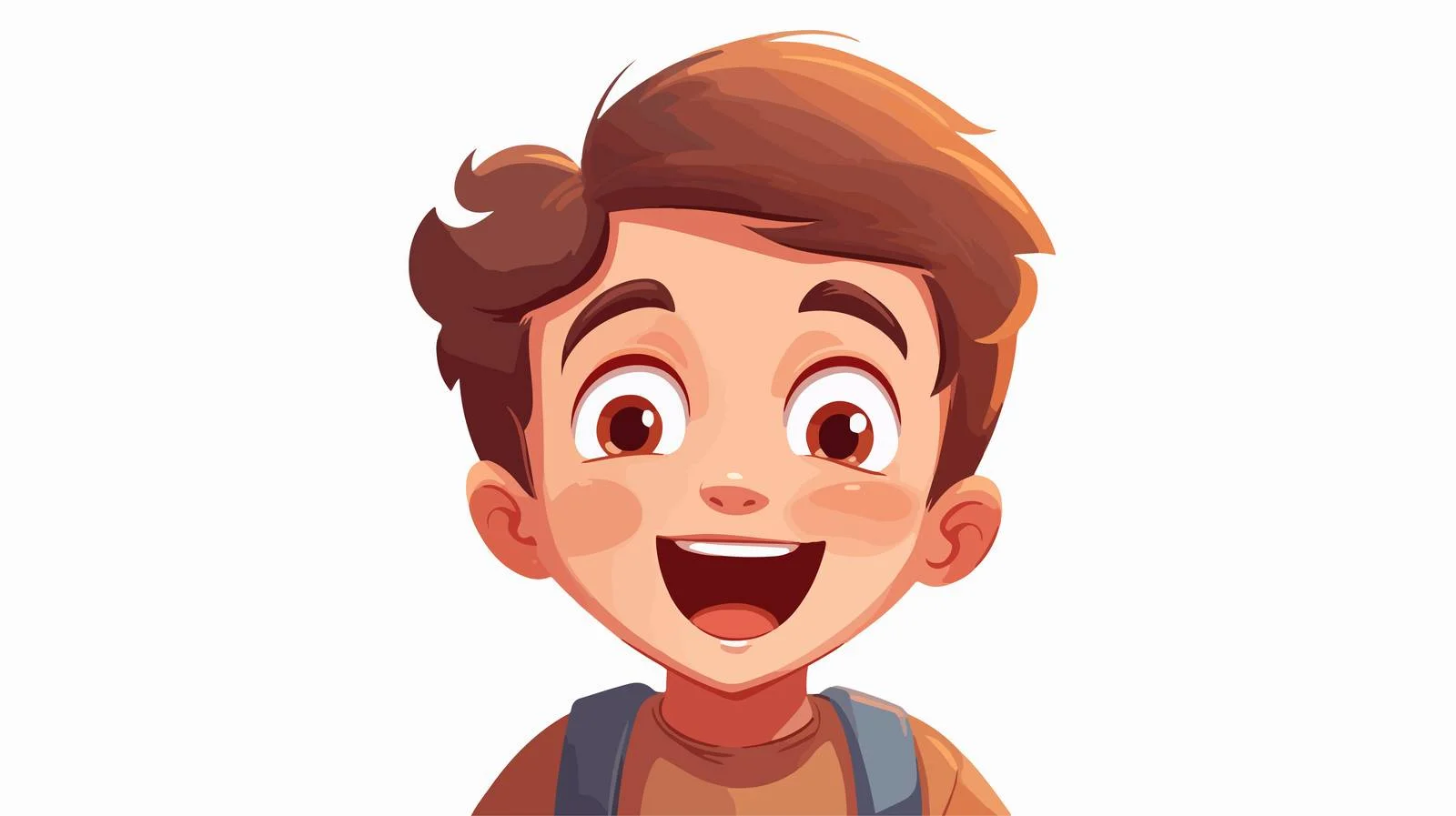 Joyful Little Boy Expression — free download from Dotvec