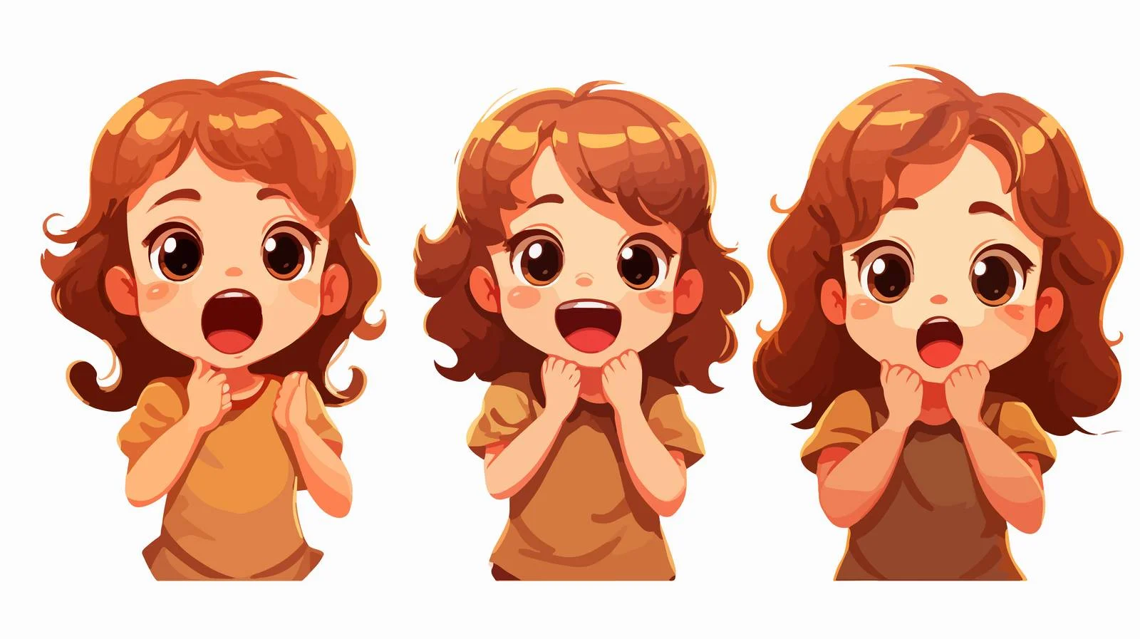 Joyful Child Expressing Happiness — free download from Dotvec