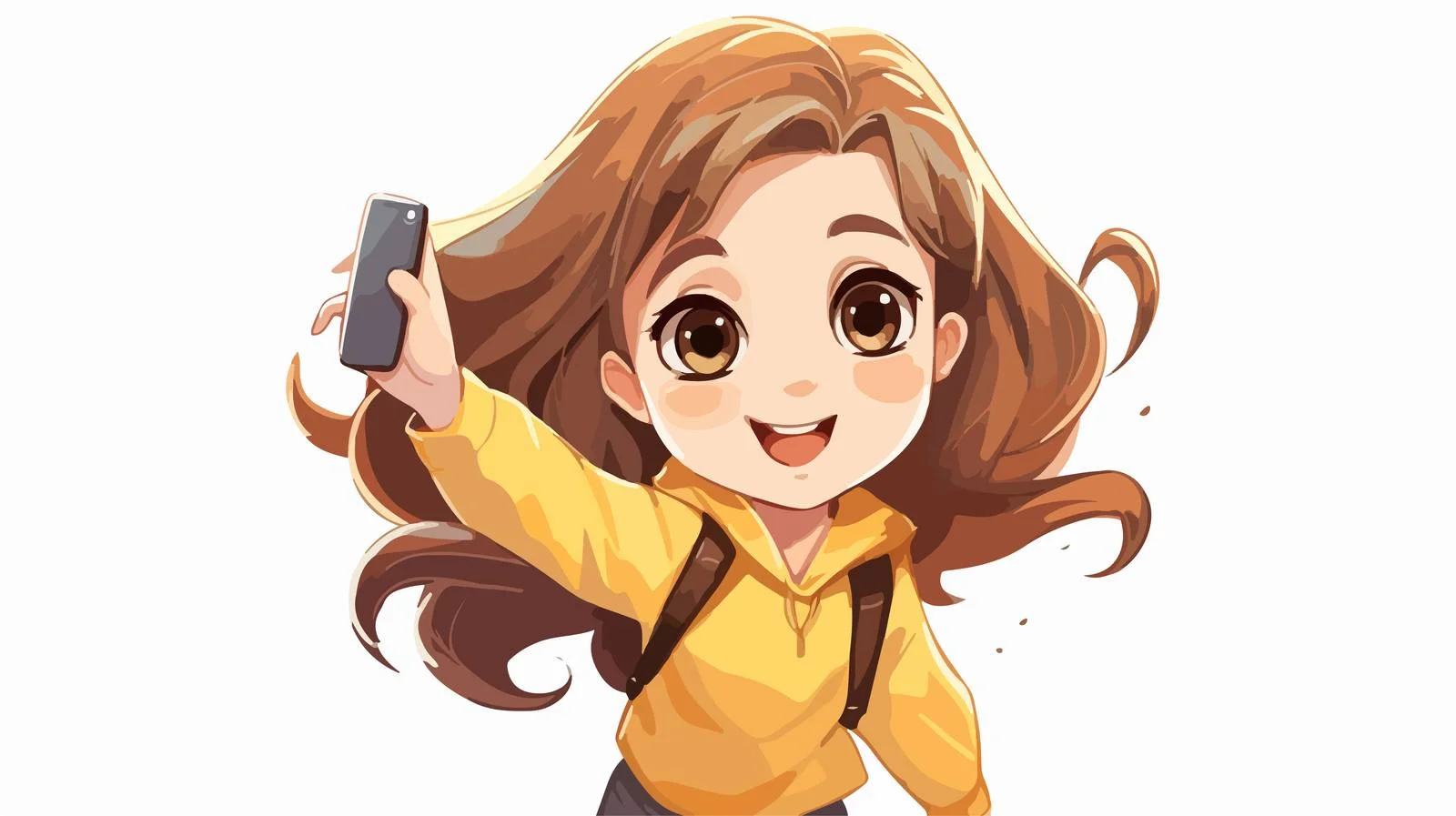 Adorable Child Posing for Selfie — free download from Dotvec