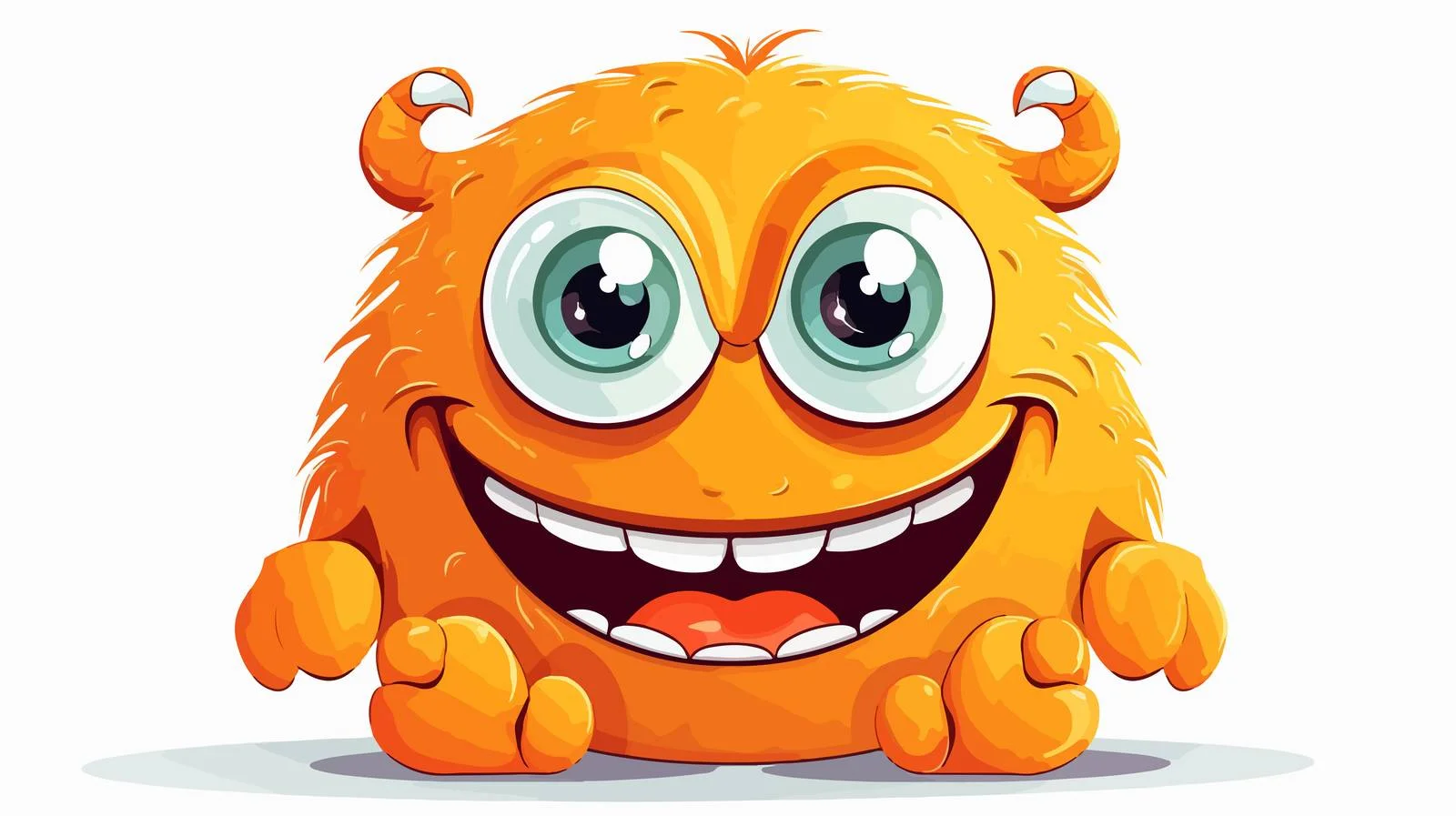 Adorable Monster Cartoon Vector Illustration — free download from Dotvec