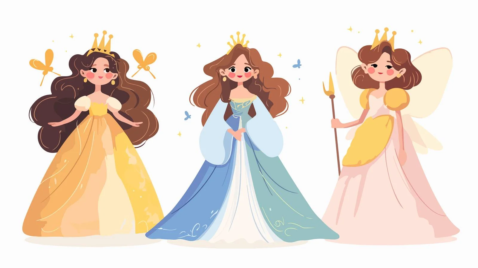 Adorable Young Princess in Elegant Attire — free download from Dotvec