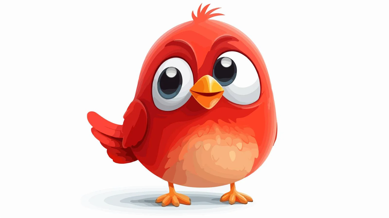 Vibrant Red Bird Photography — free download from Dotvec