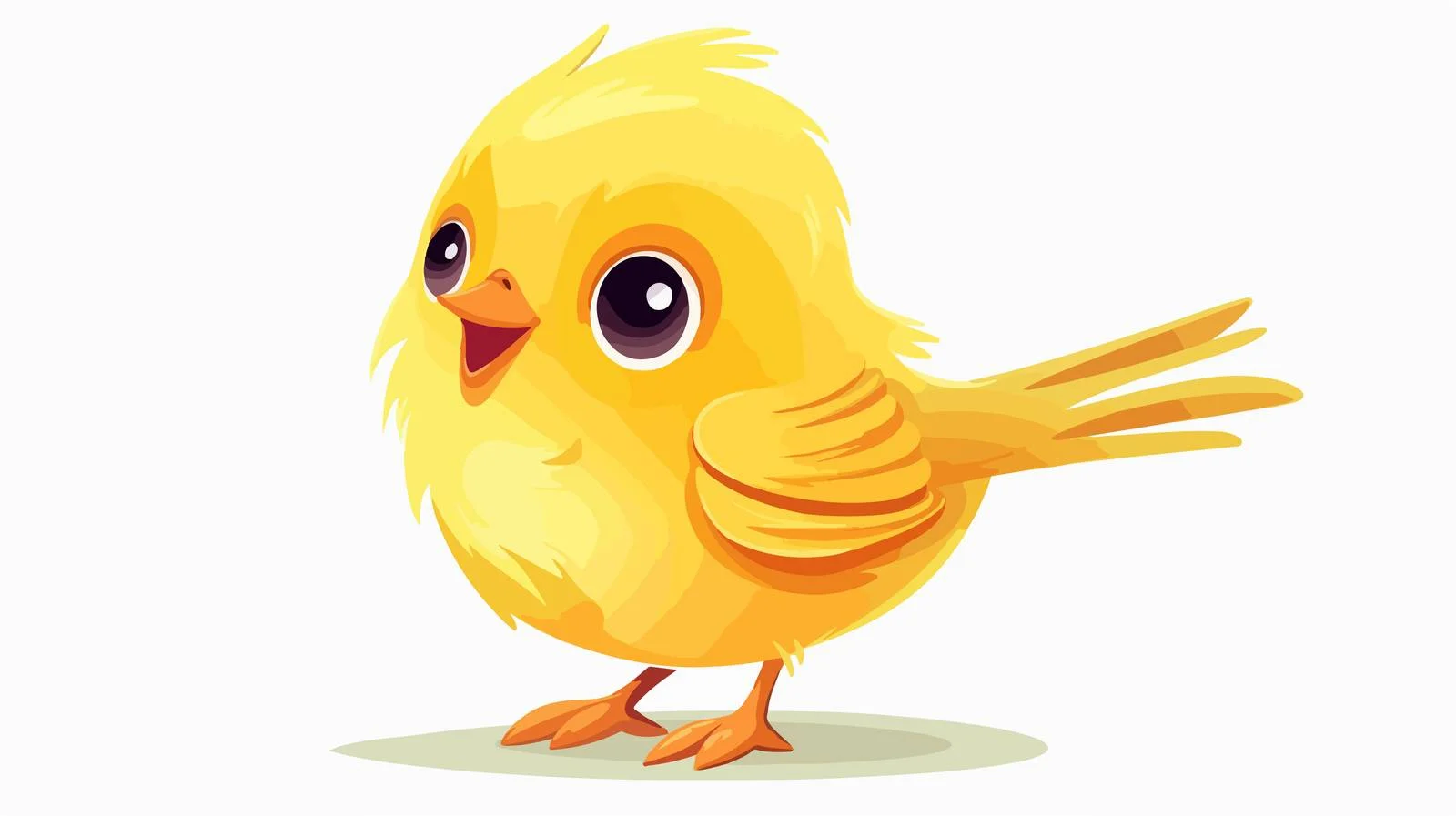 Vibrant Yellow Bird Photo — free download from Dotvec