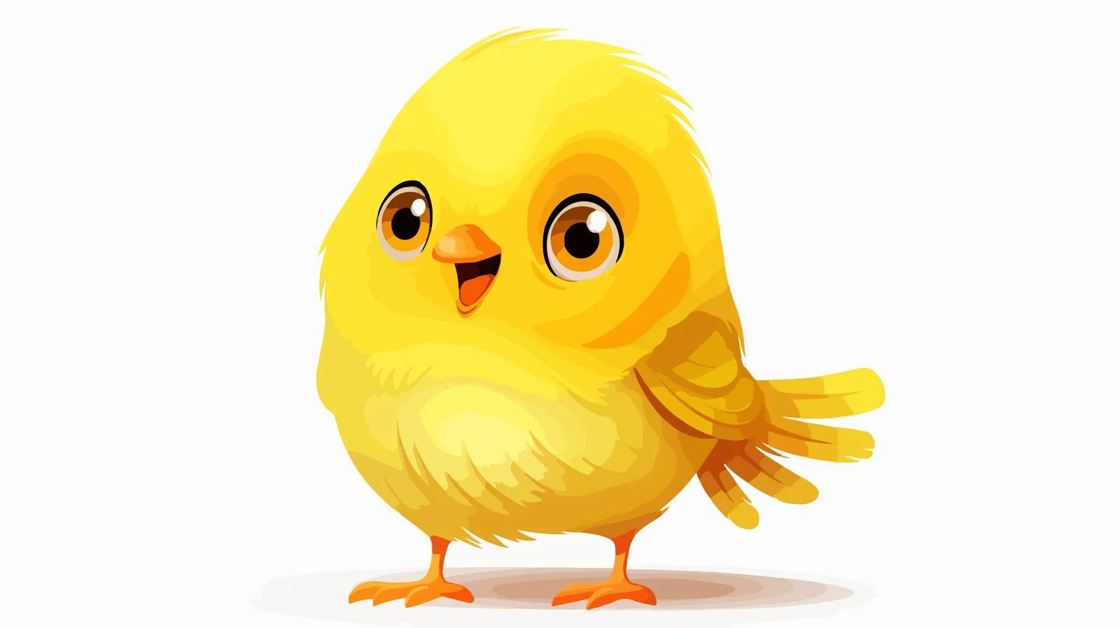 Adorable Yellow Bird — free download from Dotvec