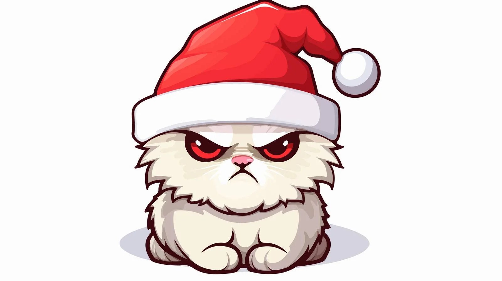 Quirky Cat Sticker — free download from Dotvec