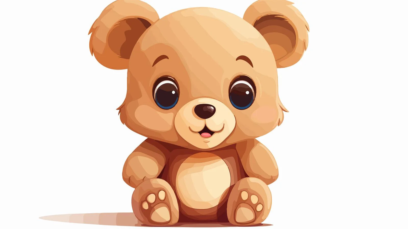 Vintage Teddy Bear Cartoon Illustration — free download from Dotvec