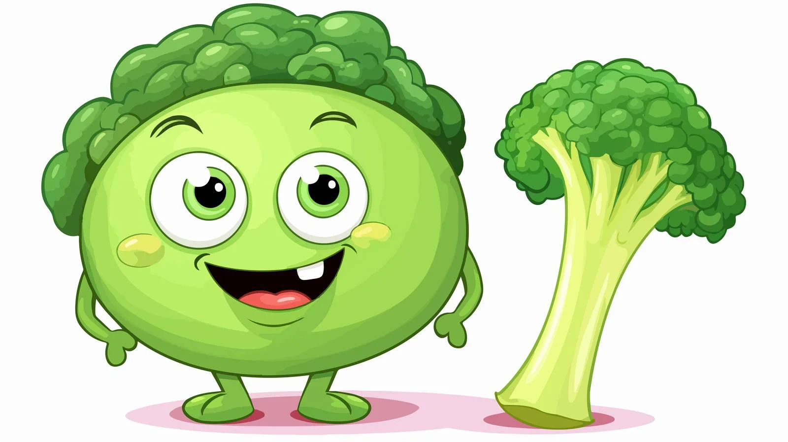 Delightful Vegetable Cartoon — free download from Dotvec