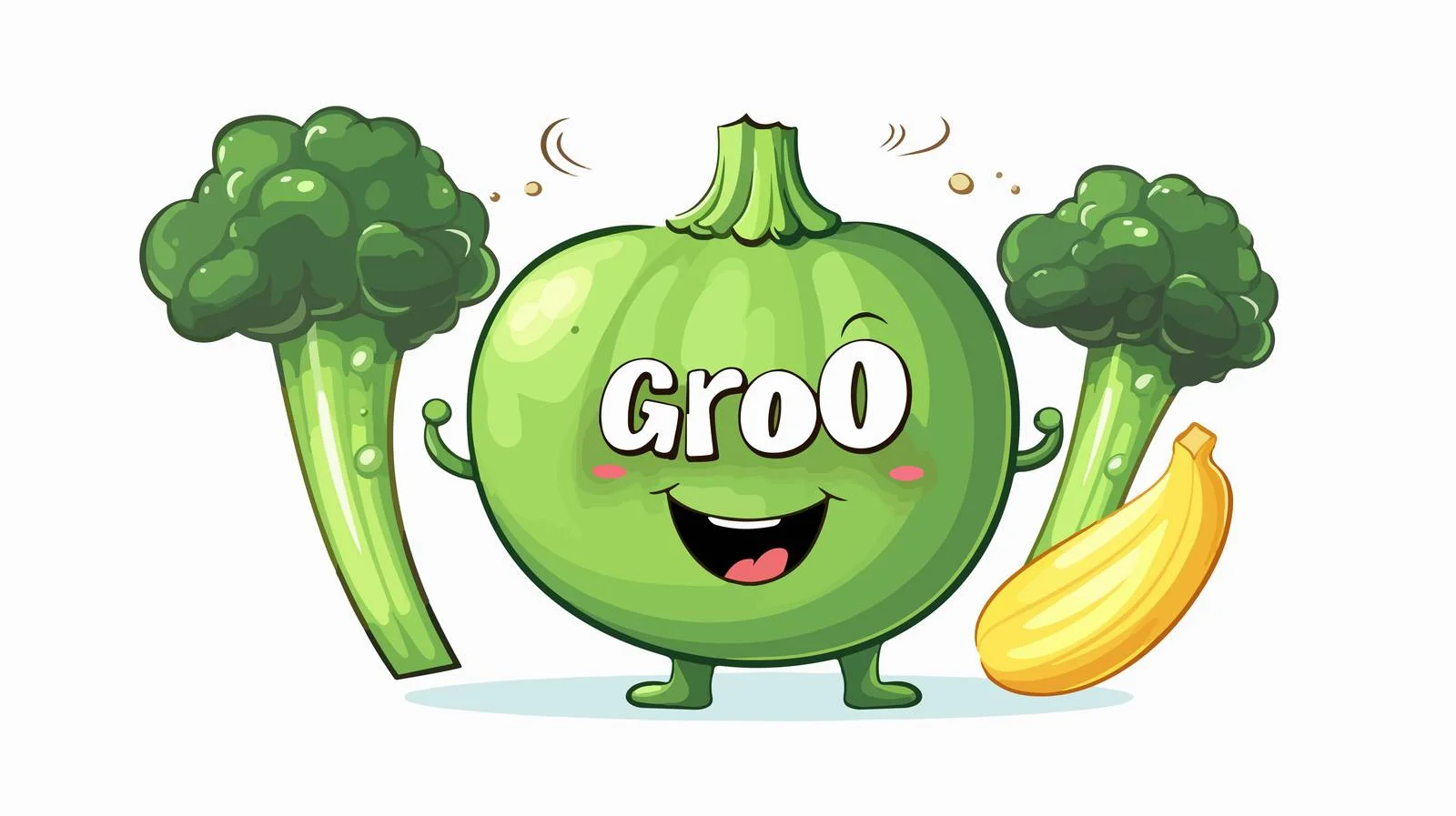 Educational Food Vocabulary Cartoon Image — free download from Dotvec