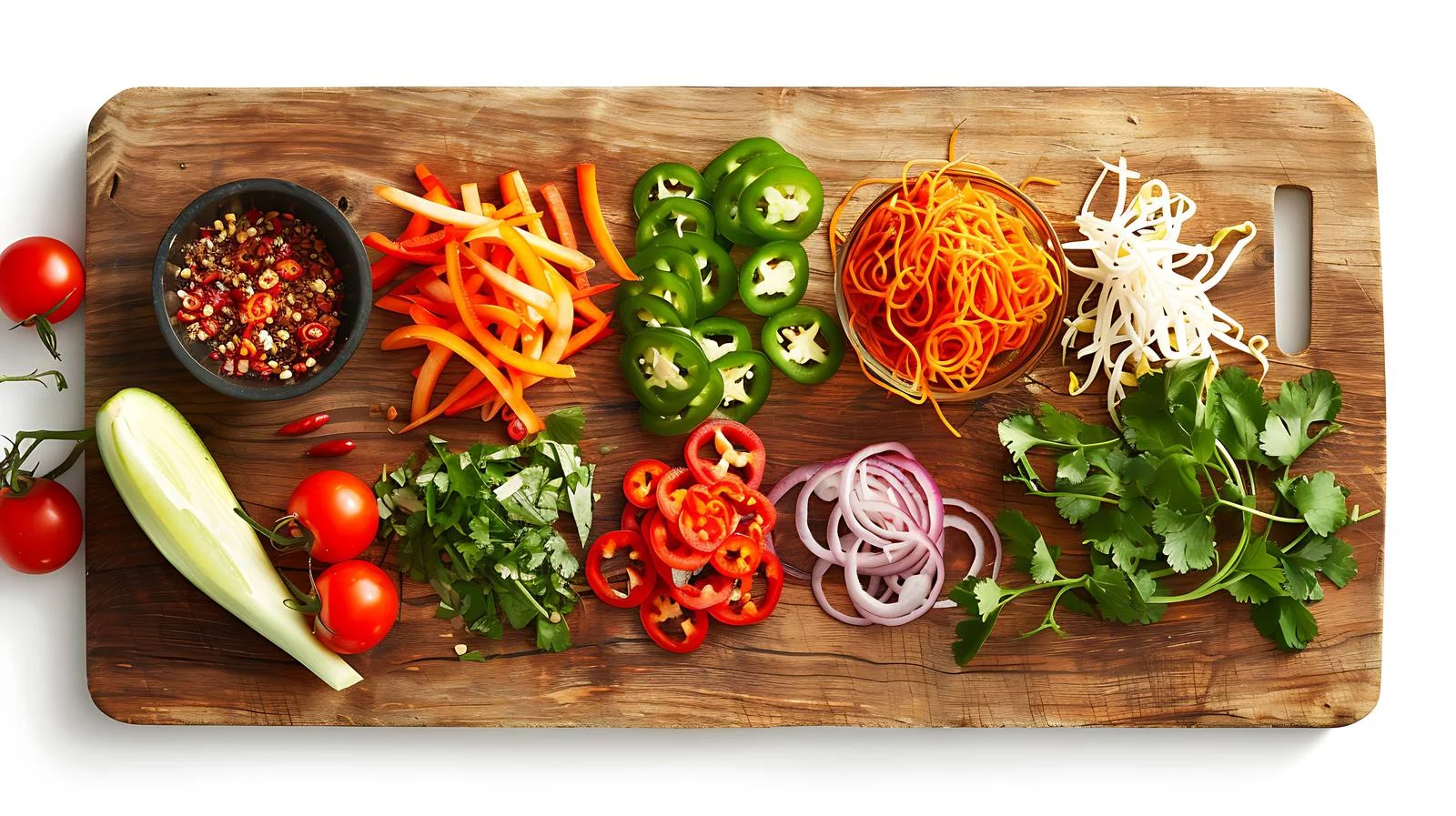 Preparing Spicy Ingredients on Cutting Board — free download from Dotvec