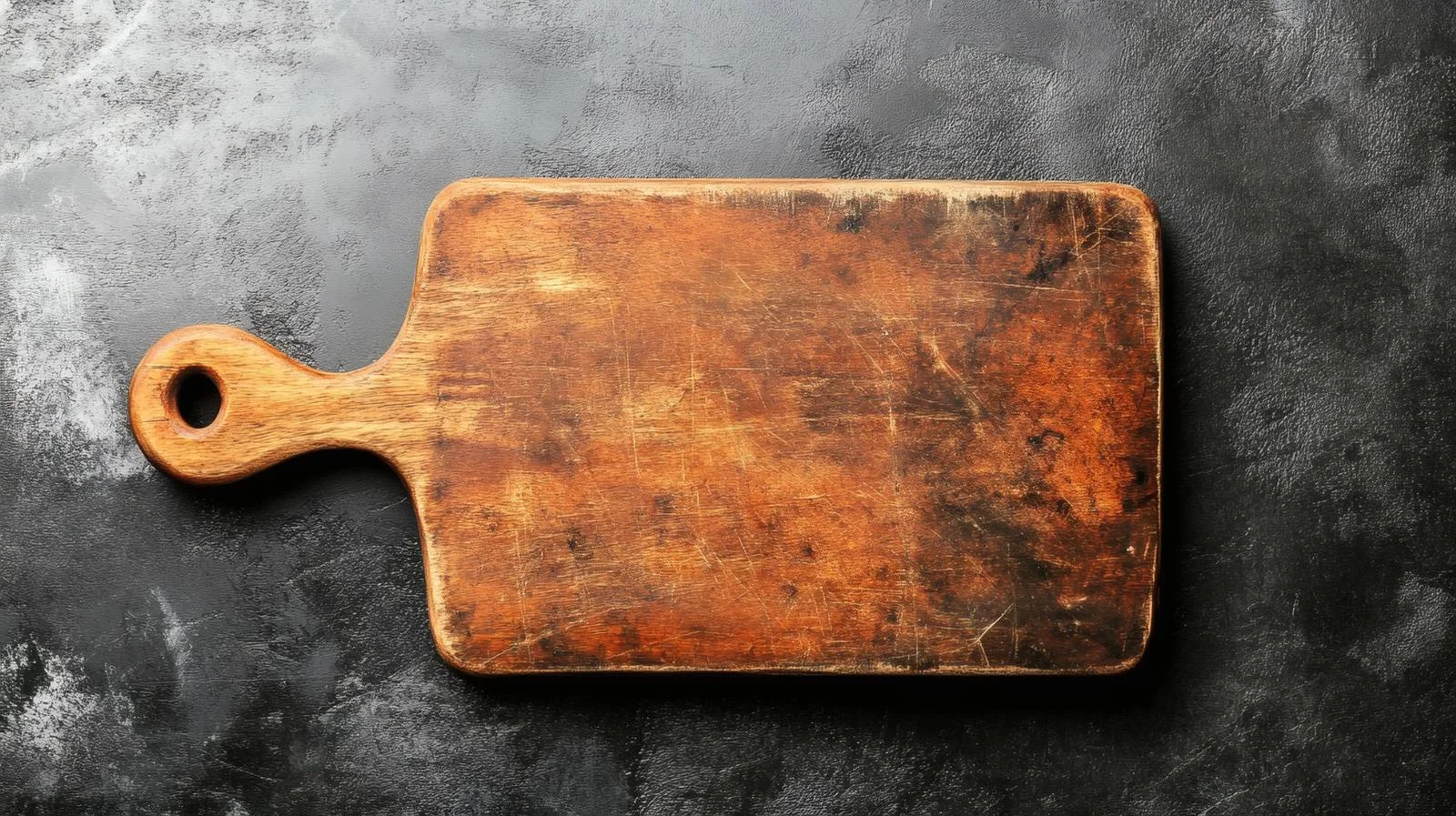 Sleek Cutting Board on Black Stone — free download from Dotvec