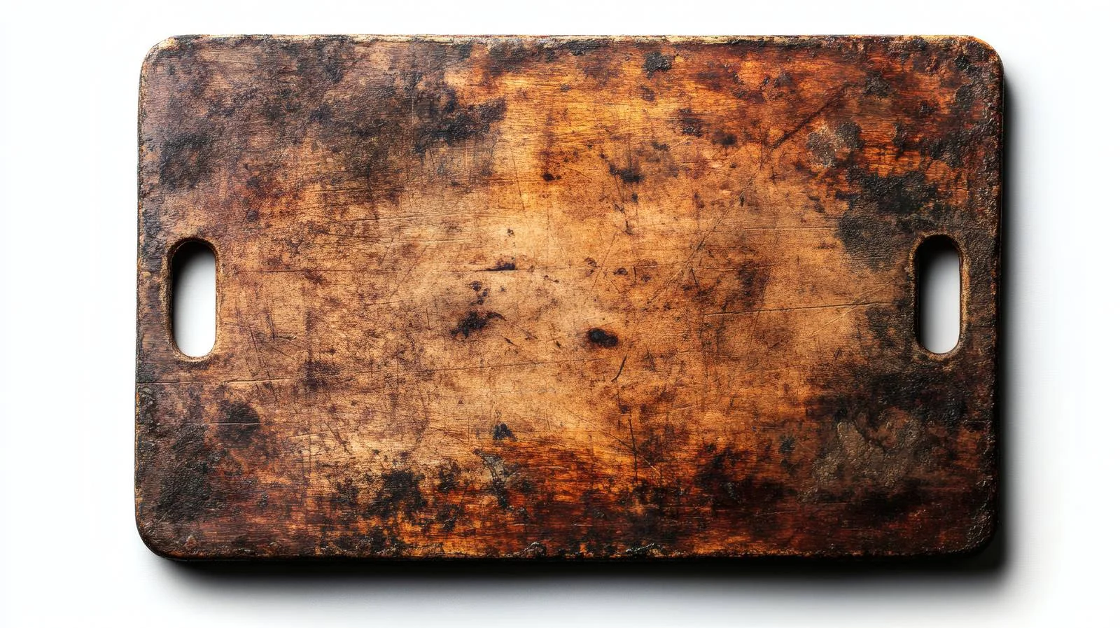Rustic Cutting Board on Metal Background — free download from Dotvec