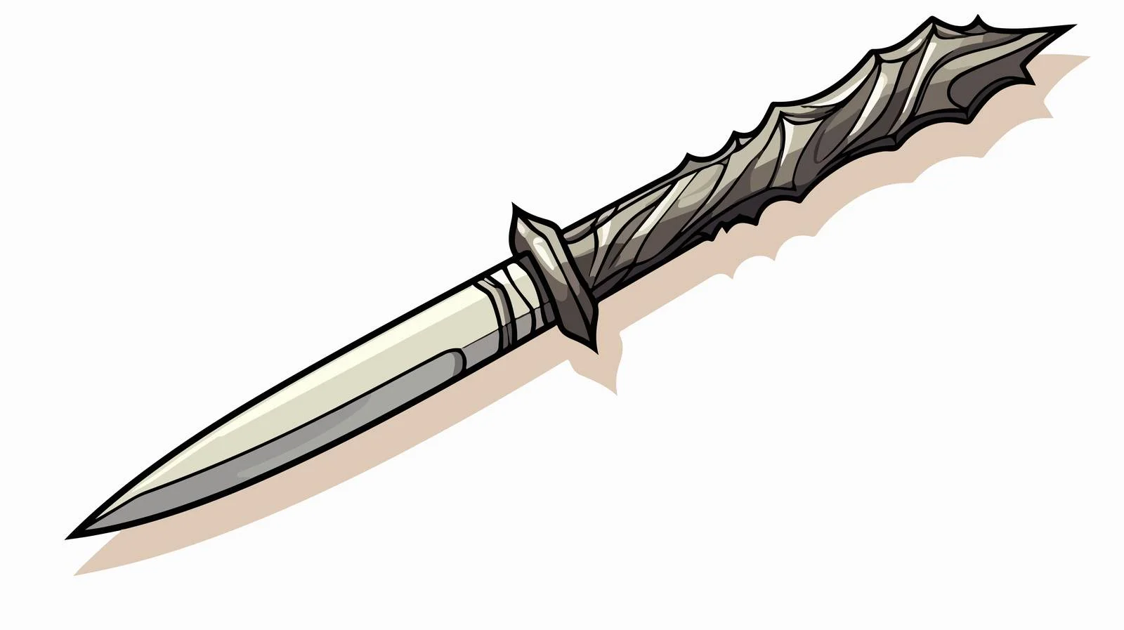 Cartoon Dagger Illustration — free download from Dotvec