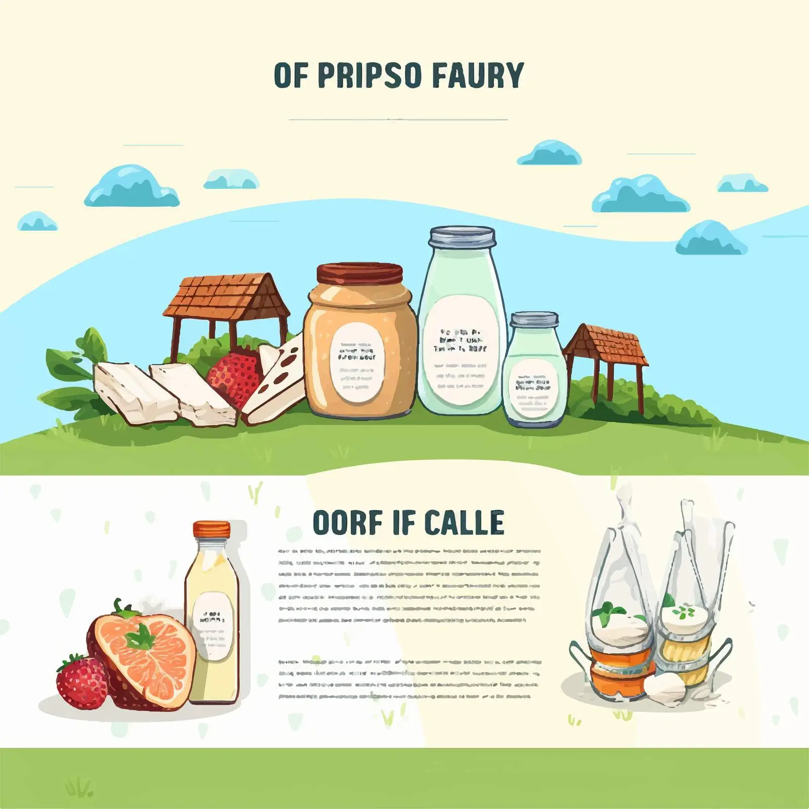 Dairy Products Background Design for Websites — free download from Dotvec