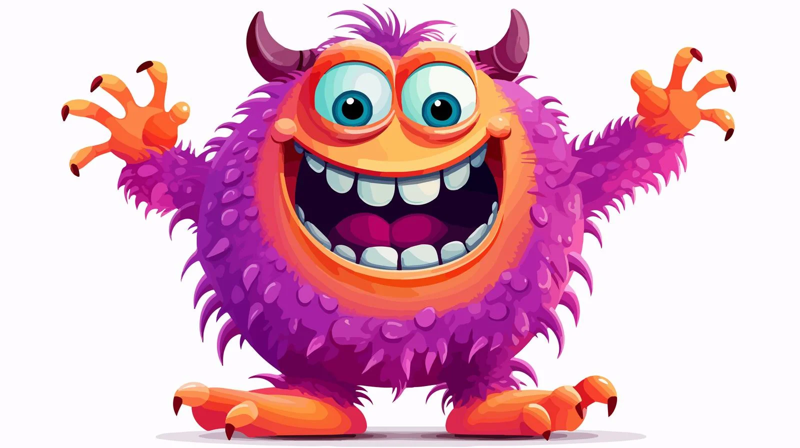 Whimsical Dancing Monster Cartoon Illustration — free download from Dotvec