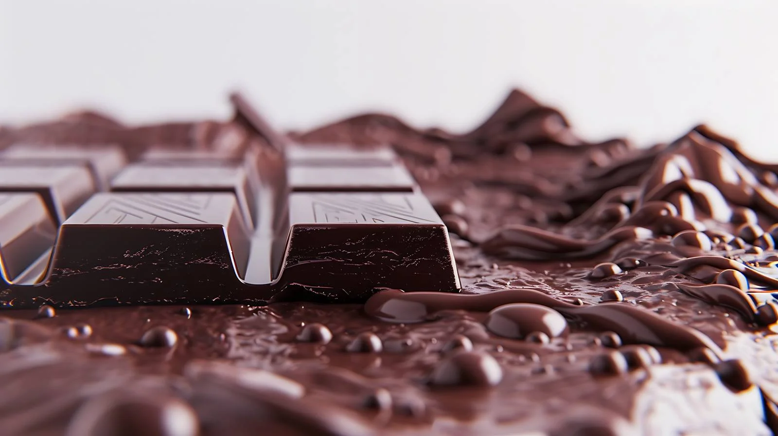 Elegant Dark Chocolate Melting and Dripping — free download from Dotvec