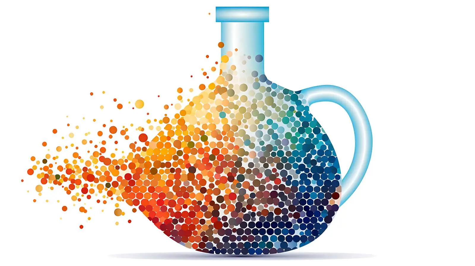 Chemical Vessel Icon Mosaic Artwork — free download from Dotvec