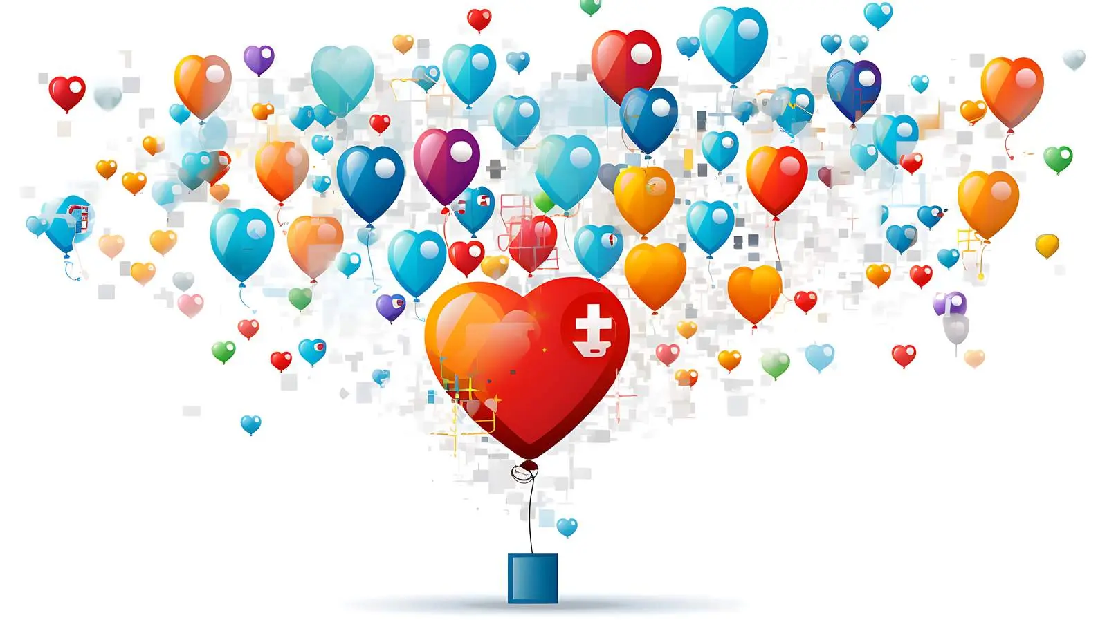 Operator Message Balloon Mosaic Design — free download from Dotvec