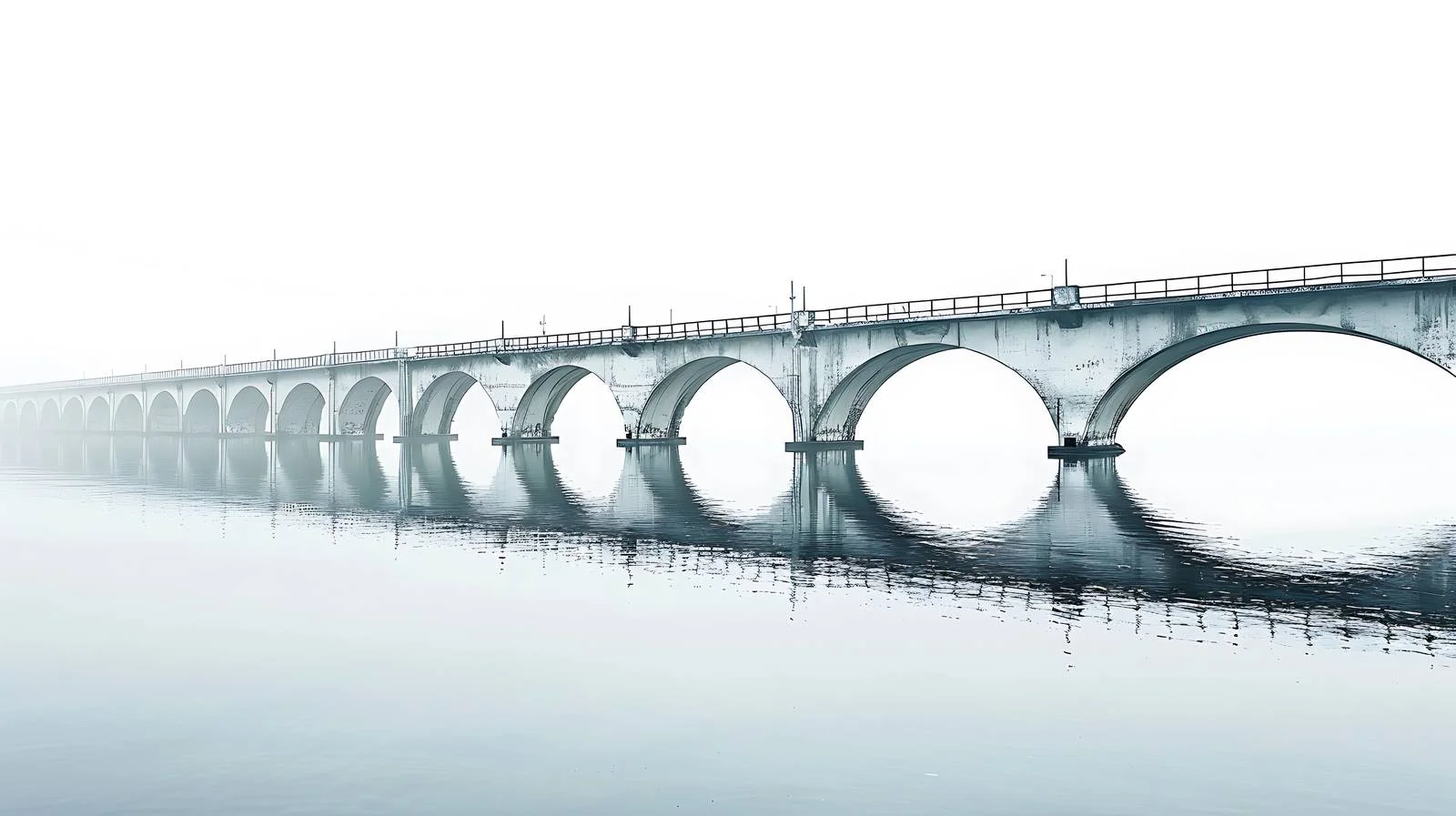 Serene Bridge Sunrise Scene — free download from Dotvec