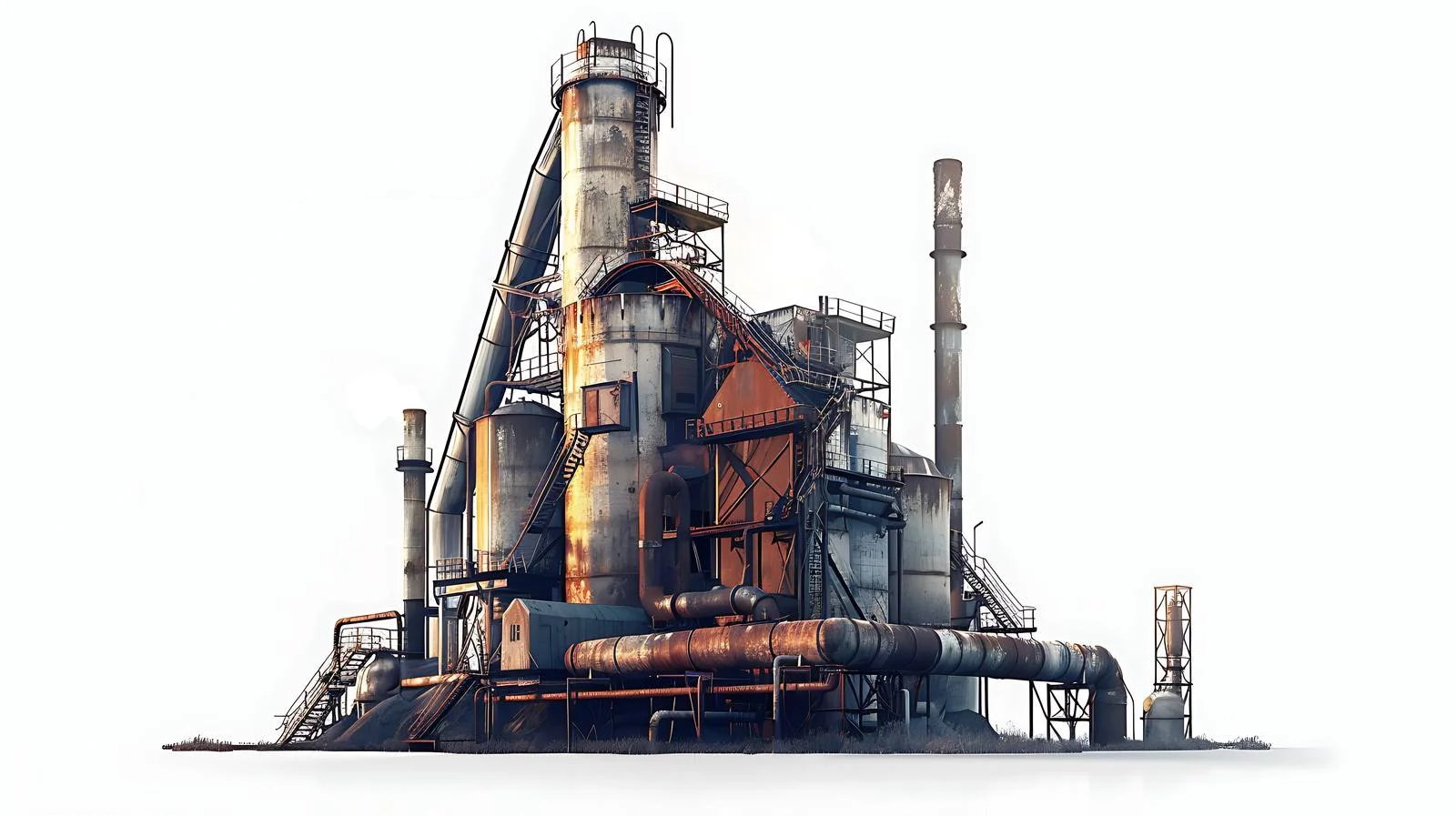 Industrial Furnace on White Background – free furnace image from Dotvec