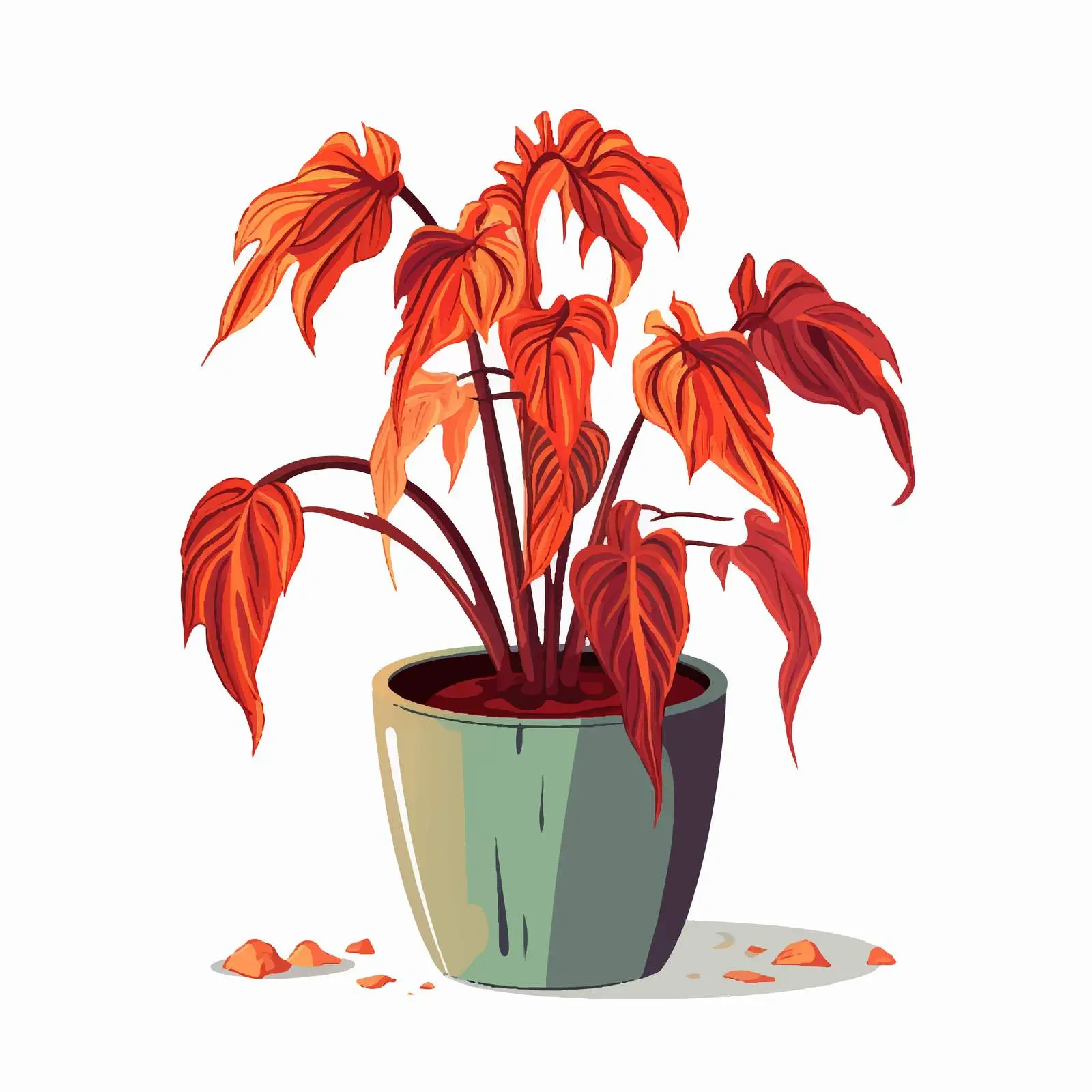 Withered Houseplant in a Pot — free download from Dotvec