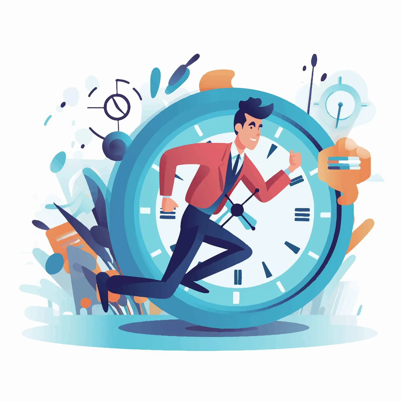Deadline Pressure and Poor Time Management Concept – free overwhelmed image from Dotvec