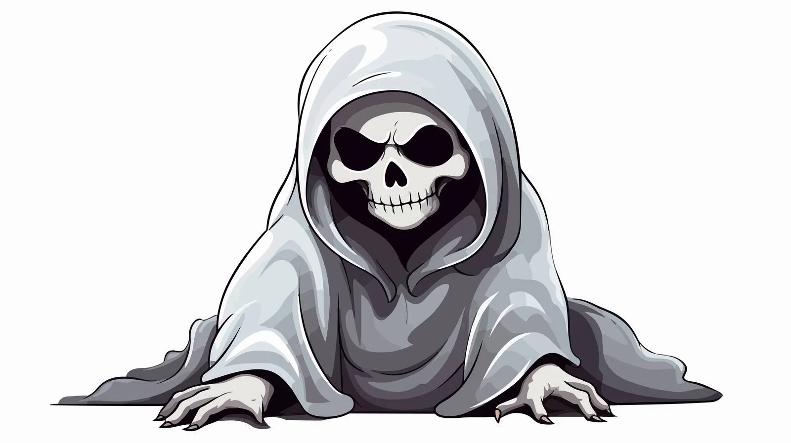 Death Cartoon Vector Illustration — free download from Dotvec