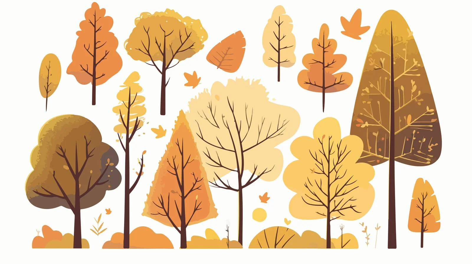 Diverse Deciduous & Evergreen Woodland Flora – free deciduous image from Dotvec